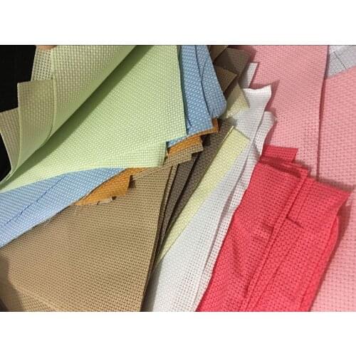 Oneroom different size Aida different color 14CT cross stitch fabric canvas DIY handmade needlework sewing craft