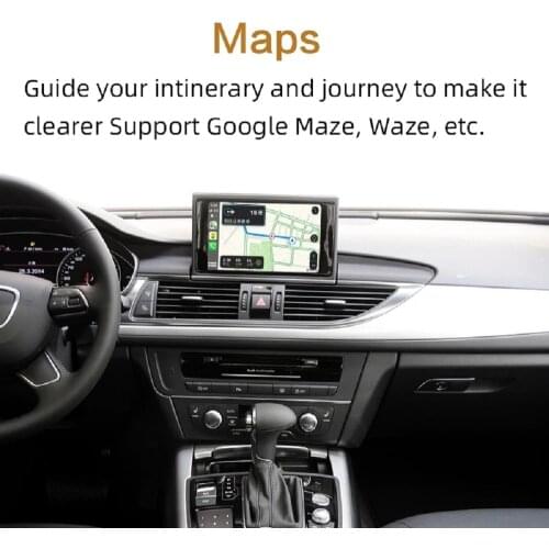 Aftermarket OEM Wireless Apple CarPlay for Audi A1 A3 A4 A5 A6 A7 A8 Q2 Q3 Q5 Q7 MMI Car Play Android Auto Mirror Reverse Camera