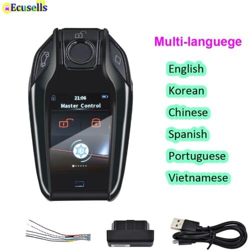 Universal Smart LCD Car Key Comfort Access System for BMW X5 X6 Mercedes Benz C E class CLK CLS C230 GL350 Audi Q5 Q7 A3 A6 A4