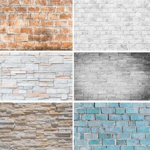 Vinyl Custom Photography Backdrops outdoor+Brick wall Theme Photography Background 200206NT-04