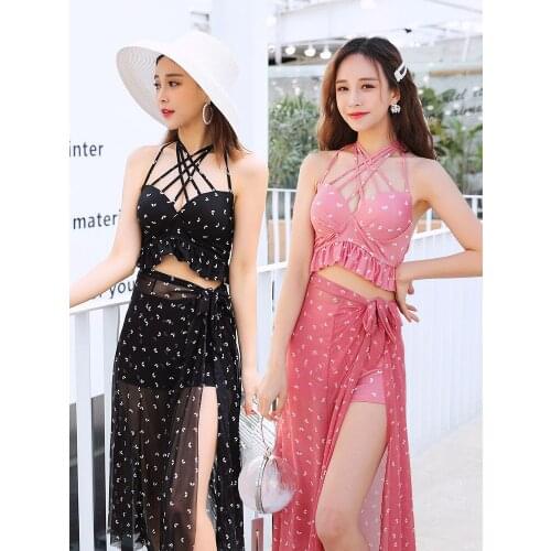 2020 New Swimsuit Womens Conservative One-Piece Slimming Fairy Style South Korea Ins Wind Hot Spring Swimsuit Wholesale 665869