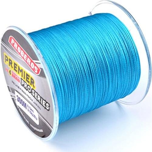 300M Fishing Line Multifilament Braided Super Strong Fishing Line Rope Fishing Rope Cord 6LB - 80LB 4 Strands Carp