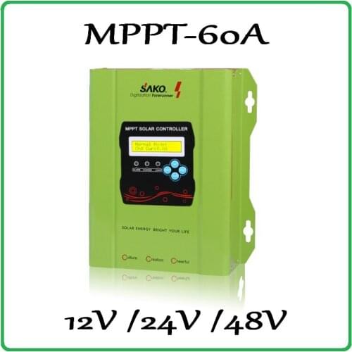 60A 100% Solar Charge Controller 12V 24V 48V Auto-work PV panel Battery Charge Regulator 40A 50A 60A real MPPT solar controller