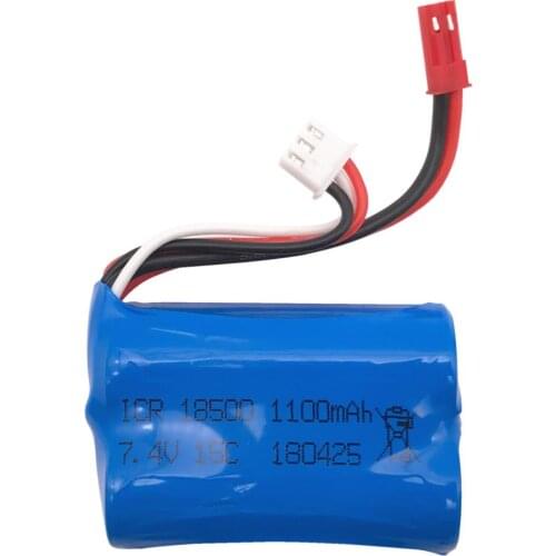 Lipo Batttery 7.4V 1100mAH 15C For MJX T10 T11 T34 HQ 827 871 Remote control helicopter battery 7.4 V 1100 mAH 18500 toy battery