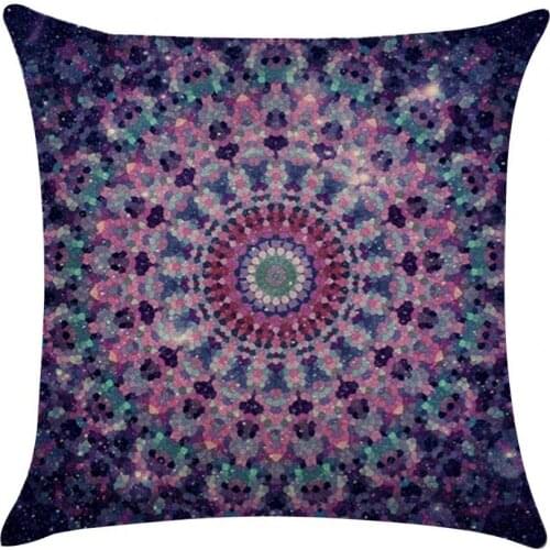 Purple New Style Durable Pillow Case Versatile Easy to Clean Soft Living Room Couch Pillow Slip for Car Hotel Cafe Sofa Decor