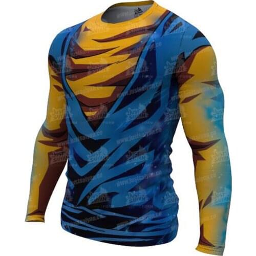 2021 New Brand Fitness Compression T-Shirt Men Short Sleeve 3D Exercise Tops Men T Shirt Summer Fashion Casual Tshirt