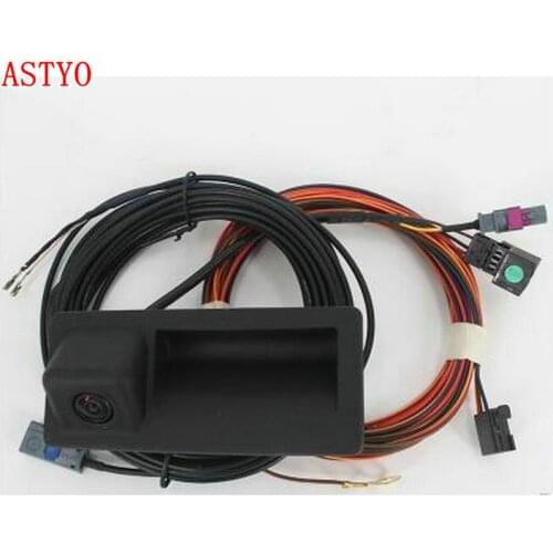 ASTYO MIB RCD330 Plus AV Rear View Camera RVC Reverse Parking Camera For Tiguan Jetta MK6 Passat B7 Touran