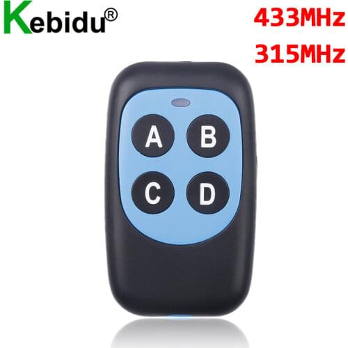 Kebidu 433Mhz Clone Remote Controller Copy 315Mhz Duplicator For Home Electric Garage Door Gate 282 Mhz - 868 MHZ Remote Control