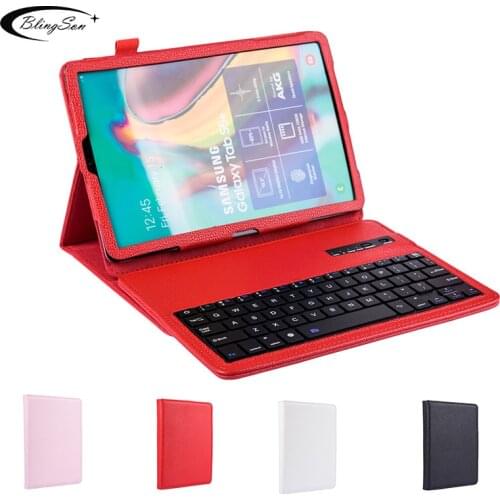Leather Keyboard Case Cover for Samsung Galaxy Tab S5e 10.5 T720 T725 SM-T720 Removable Bluetooth Keyboard Tablet Case Funda