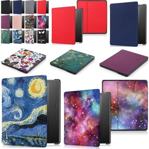 Magnet Funda Case For Amazon Kindle Oasis 7.0 2019 PU Leather Capa Cover For Kindle Oasis 2019 2017 Smart Wake Up E-Reader Coque