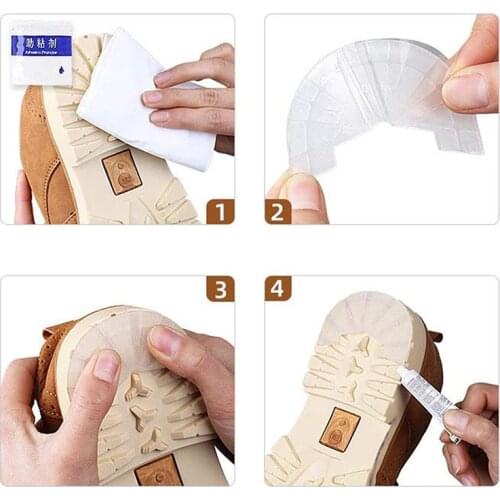 Shoe Heel Sole Protector Insoles Anti-Slip Wear-resistant Shoes Sole Stickers