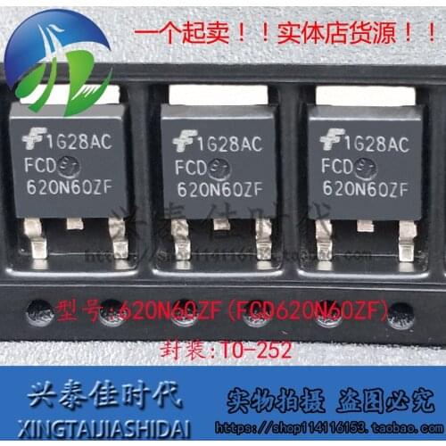 Original new 5pcs/ 620N60ZF FCD620N60ZF 7.3A600V TO-252