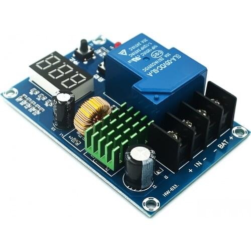 LTRIG custom 1Pcs XH-M604 18650 Lithium Battery Charging Control Board DC 6-60V Li-ion Lead Acid Battery Charge Protection 12V