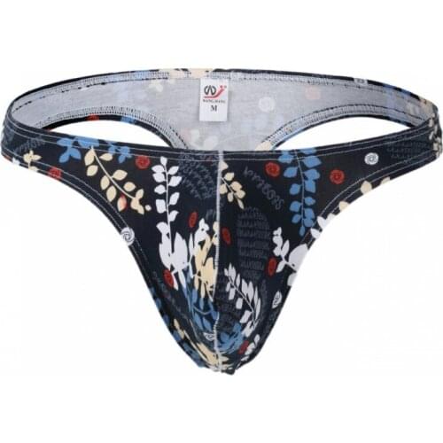 Mens Sexy Briefs Underwear Men G-string Thong Tanga Exotic Solid Panties Underwear Cotton Briefs