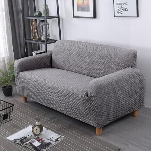 14colors Slipcover Stretch Four Season Sofa Covers Furniture Protector Polyester Loveseat Couch Cover Sofa Towel 1/2/3/4-seater
