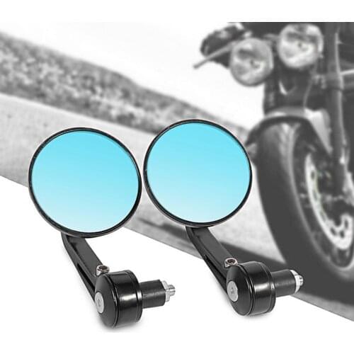 1 Pair Fashion Motorcycle Rear View Mirrors Handlebar End Side View Mirrors