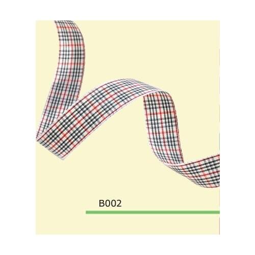 100yards/roll 3/8 Inch(10mm) Scottish Plaid Ribbon Wholesale