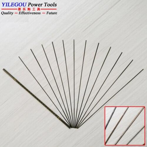 12 Pieces 14 Kinds Jewellers' Saw Blades. 130mm Scroll Saw Blade. 14 Kinds Saw Blade Cutting Variety Metal, Jade, Wood