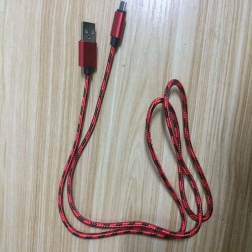 200pcs/lot 1M 3ft braided Micro USB Cable Data Sync Charger Cable For Samsung S7 S6 S4 Huawei Xiaomi HTC LG