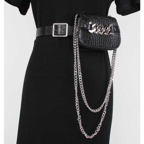 2021 Mini Waist Bags For Women Alligator Pattern Zebra Striped Waist Bag Coin Lipstick Money Bag Women PU Waist Belt With Bag