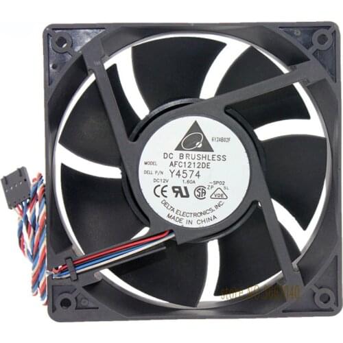 Wholesale Delta AFC1212DE 120*120*38 12cm 12V 1.6A 4-line PWM Control Air Cooling Fan