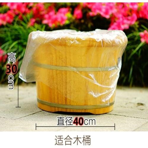 80pcs Disposable foot bath detoxification SPA skin care tools lined with pedicure bag thick barrel bathtub foot