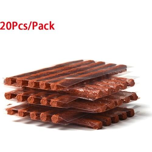 20Pcs Tubeless Tire Repair Strips Stiring Glue for Tyre Puncture Emergency Strip
