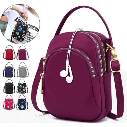 Oxford Cloth Diagonal Bag Single Shoulder Female Bag Mother Bag Casual Mobile Phone Bag Summer Tide Bag Middle-aged