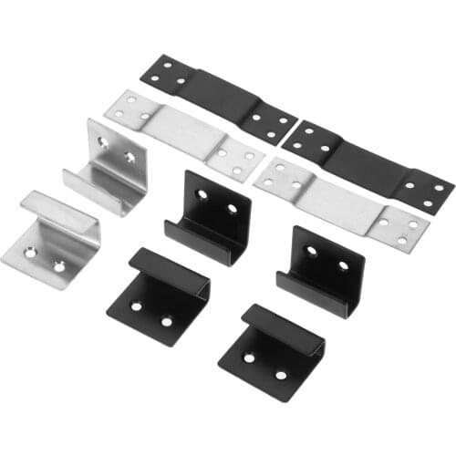 DRELD 1pc Stainless Steel Hanging Hook Code Ceramic Tile Display Buckle U-shape Corner Brackets Joint Fastener Wall Support