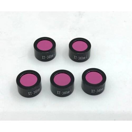 Narrow band pass filter 340nm diameter 10\12\15mm universally used in biochemical analysis instrument enzyme label analysis
