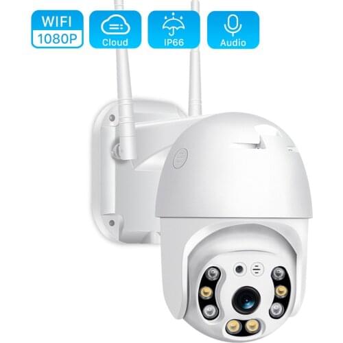 1080P Security Camera WIFI Outdoor PTZ Speed Dome Wireless IP Camera CCTV Pan Tilt 4XZoom IR Network Surveillance P2P CAM