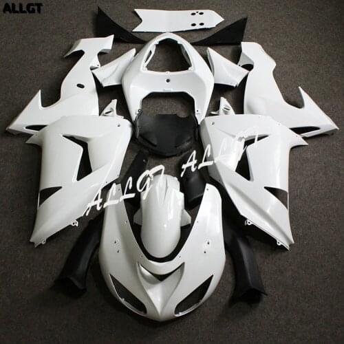 ALLGT Motorcycle Bodywork Fairing Set Unpainted Fairing Kit for Kawasaki Ninja ZX-10R 2006-2007