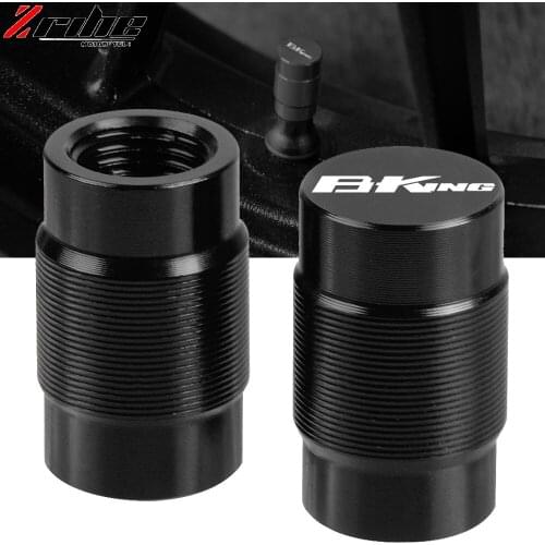 Motorcycle For SUZUKI B-KING BKING B KING 2017 2018 2019 CNC Aluminum Accessorie Wheel Tire Valve caps cover for BKING logo