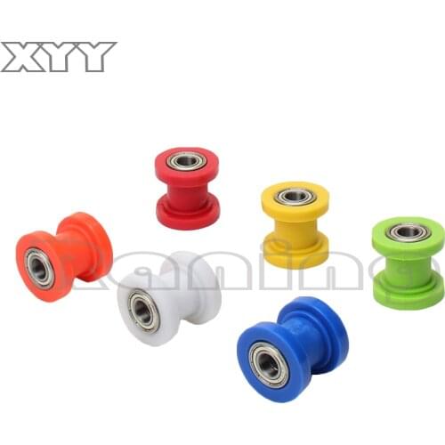 8/10mm Wheel Tensioner Guide Drive Chain Roller Pulley For ATV CRF CR XR Enduro Motorcycle Motocross Dirt Bike