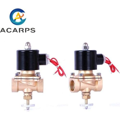 1/2" 3/4" Normally Closed Brass Solenoid Valve lpg Natural Gas Emergency Shut Off Solenoid Valve