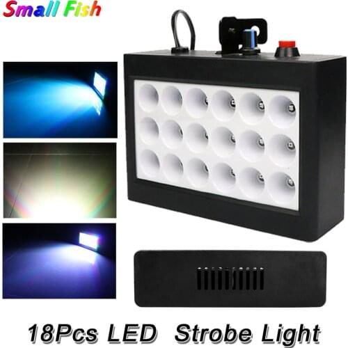 NEW 18W RGB LED Strobe Wash Light Party Get together Home KTV Club Color Music Light DJ Disco Wedding Atmosphere Colored Lights