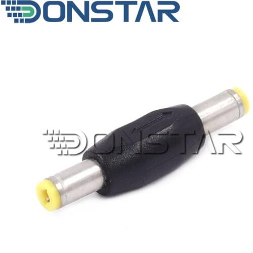 1PC/lot Connector Converter Male 5.5*2.1mm Turn To Male 5.5*2.1mm 5.5*2.1 mm DC Power Plug Adapter