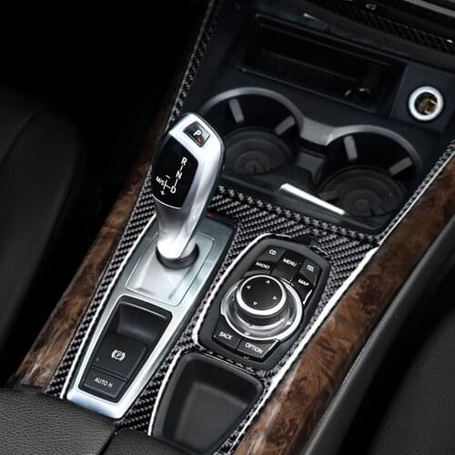 It Is Suitable For BMW Water Cup Holder + Start Button Red E70 The Carbon Fiber X5 X6 (2009-2013)