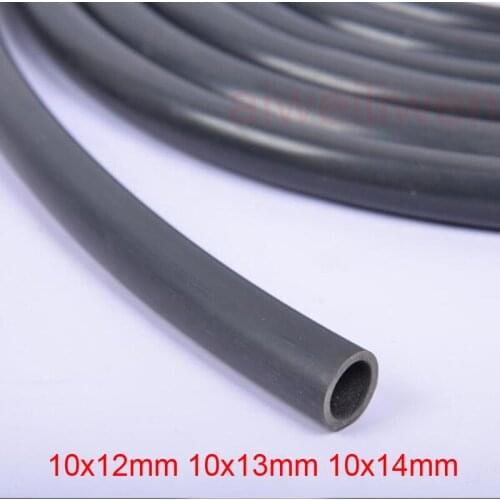 10mm ID 10x12mm 10x13mm 10x14mm Black colour silicone tube Silicon rubber hose tubing anti-aging, high temperature