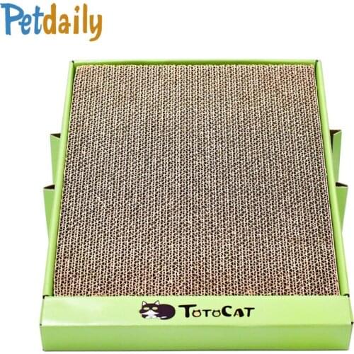 Foldable Cat Scratcher,Slope or flat Cat Scratching Pad/Board, Big Scratch Corrugated Cardboard,Pet claw grinding toy for Cat