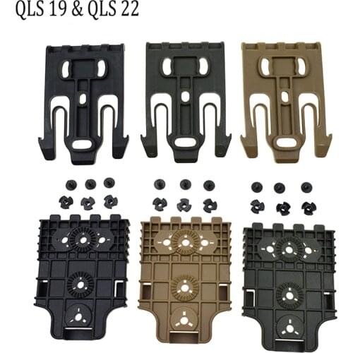 Safa Tactical Quick Locking System Kit Gun Holster Adapter with QLS19 & QLS22 for Glock 17 19 1911 SIG P226 Hunting Accessories