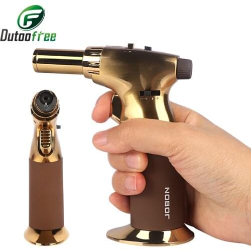 Portable Household Outdoor BBQ Lighter Cigar Windproof Metal Pipe Lighter Lighter Heating Welding Ignition Lighter For Kitchen