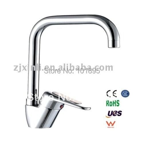 X8505K6 - Luxury Deck Mounted Chrome Color Brass Material Sink Faucet