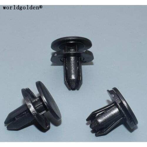 Worldgolden 100pcs auto fasteners Front Cowl Grille Retaining Clip for Nissan#66820-AX020(66820AX020) 66820-2DV0A( 668202DV0A)