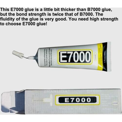 E7000 Liquid Glue 50ml/110ml More Powerful Resin Adhesive Strength Adhesive Clear Multipurpose Super Sealant Handset DIY Glue