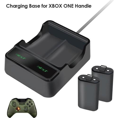 Charge 2 batteries 2pcs Battery Pack Rechargeable Batteries + Charger + USB Cable for Xbox One Wireless Controller