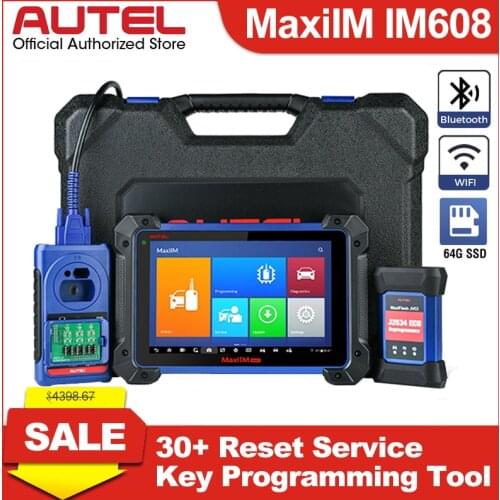 Autel MaxiIM 608 IM608 Car Diagnostic tool All System Key Programming Tool Bi-Directional OBD2 Scanner Auto Diagnosis J2534 Key