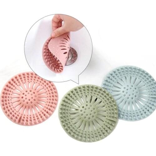 Household Kitchen Sink Filter Shower Drain Hair Catcher Anti-blocking Filter Sewer Floor Bathroom Suction Floor Drain Cover