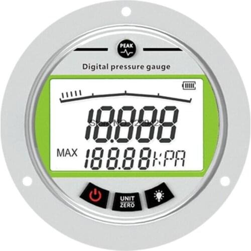 Axial stainless steel digital pressure gauge 0.4 precision laboratory calibration standard