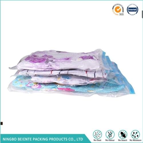 Home Vacuum Bag Clothes Quilt Storage Bag With Valve Foldable Compressed Organizer Space Saving Storage Seal packet Travel Bags